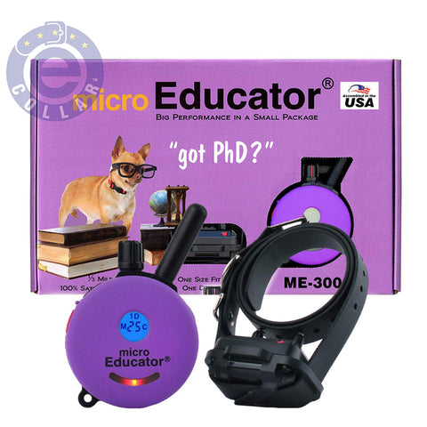 ME-300 Micro Educator Remote Dog Training Collar